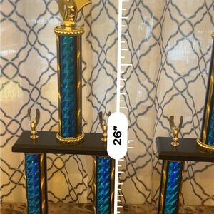 Blue and Gold Trophy